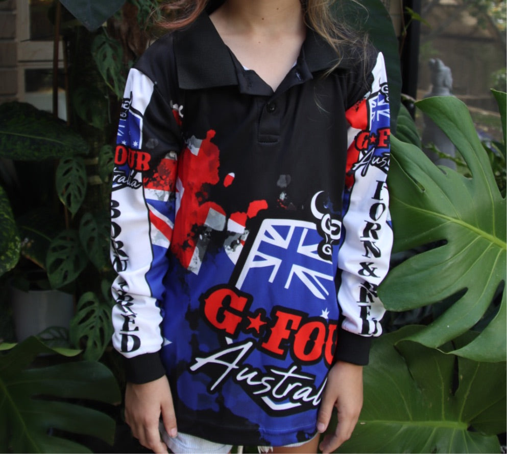 KIDS Fishing Shirt - Aussie