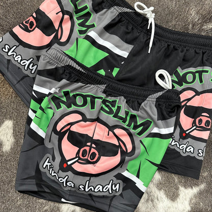 Unisex Footy Shorts - “Not Slim Kinda Shady"