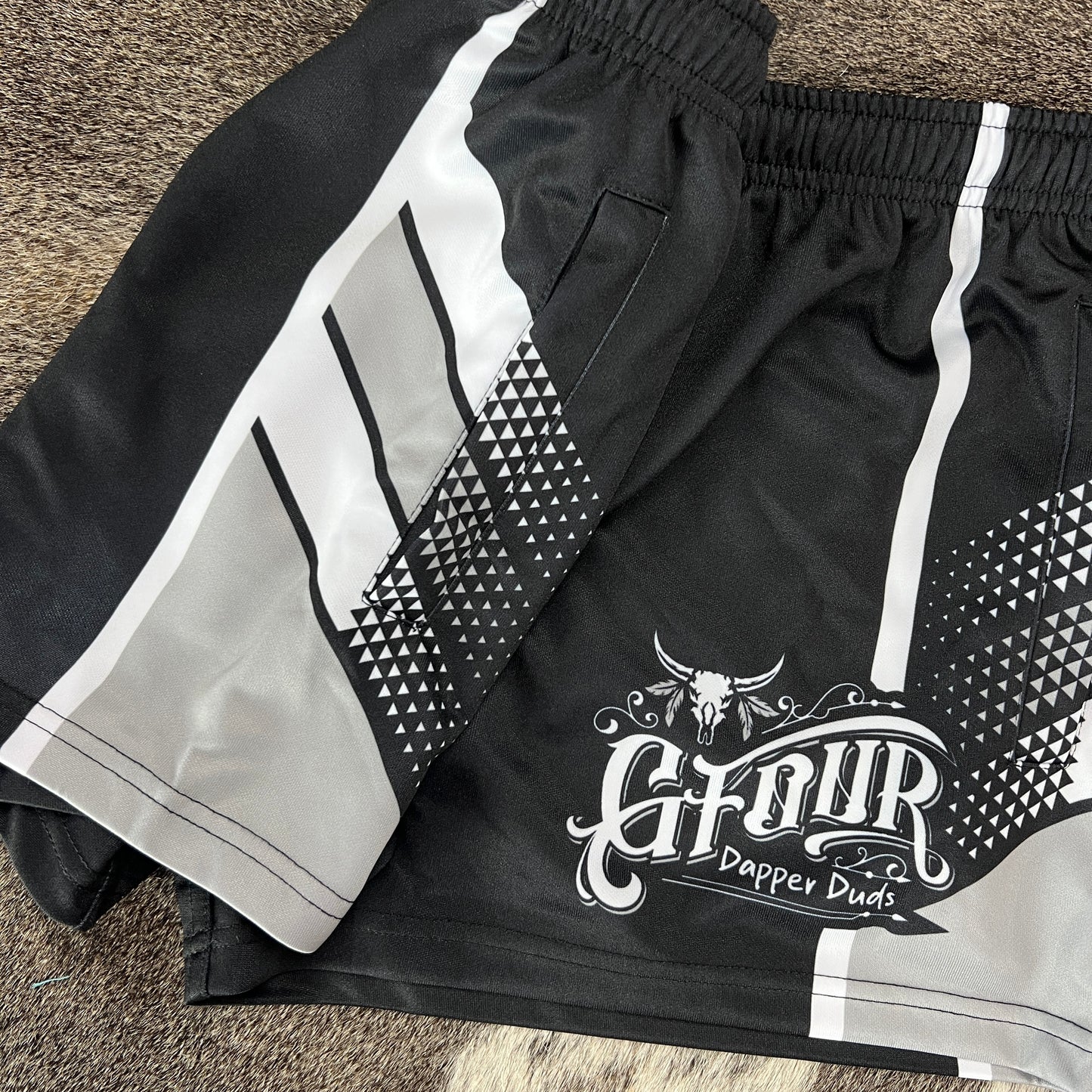 Unisex Footy Shorts - “Dino Juice"