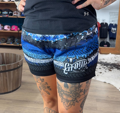 Unisex Footy Shorts - “Ice Trek”