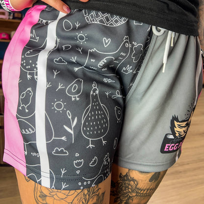 Unisex Footy Shorts - “Egg Dealer" 2.0