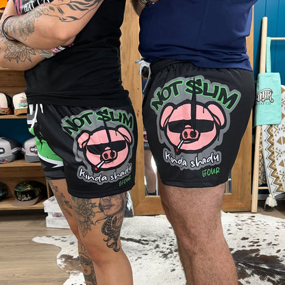 Unisex Footy Shorts - “Not Slim Kinda Shady"