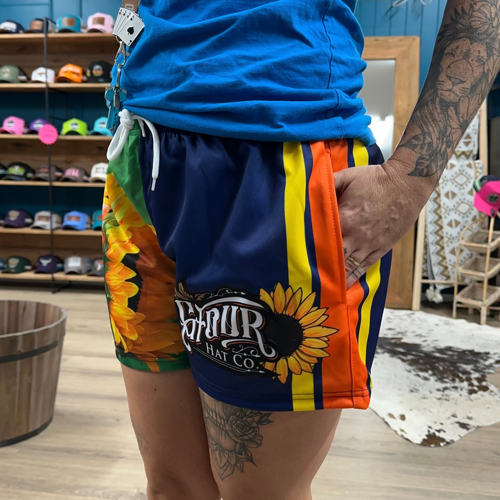 Unisex Footy Shorts - “Homestead” - GFOUR HAT CO.