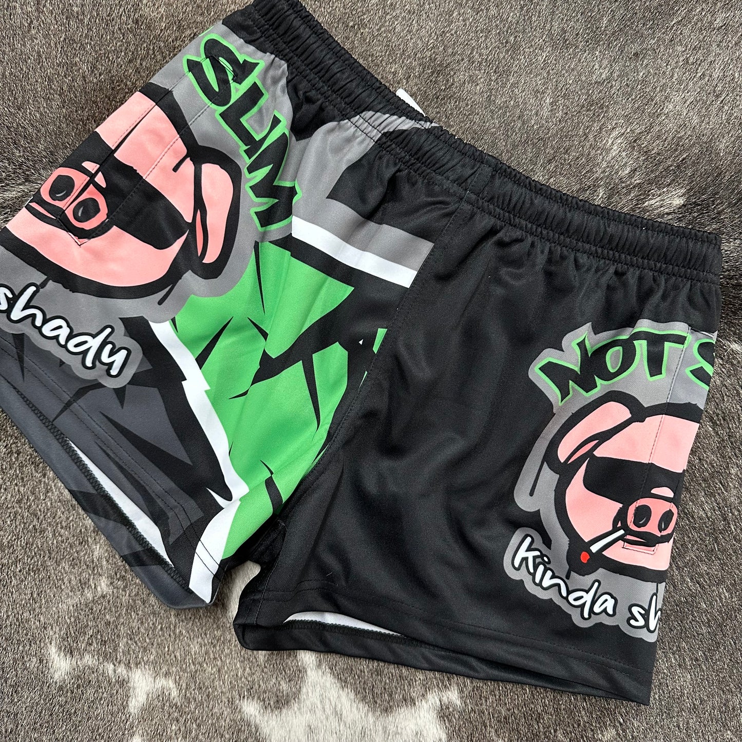 Unisex Footy Shorts - “Not Slim Kinda Shady"