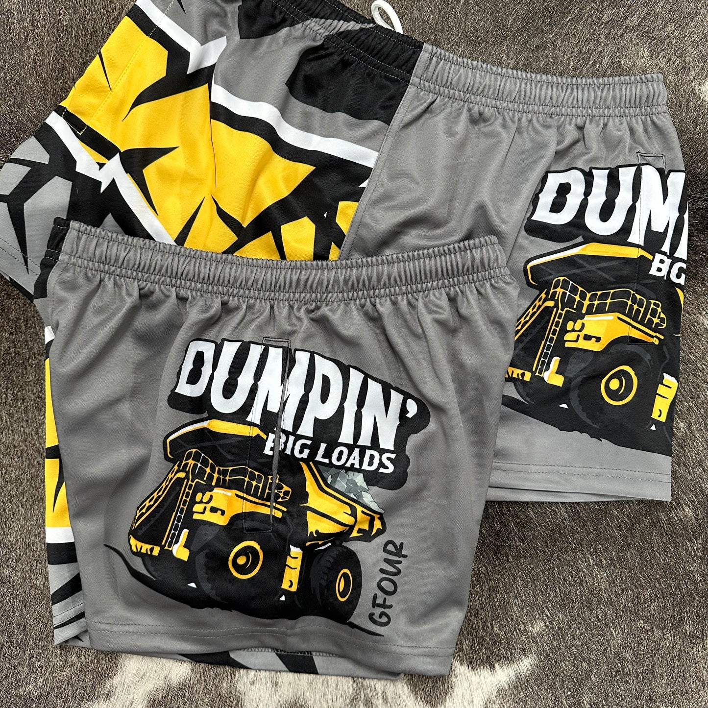 Unisex Footy Shorts - “Dumpin' Big Loads"