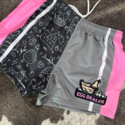 Unisex Footy Shorts - “Egg Dealer" 2.0