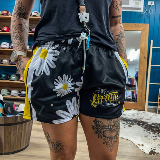 Unisex Footy Shorts - “Daisy”