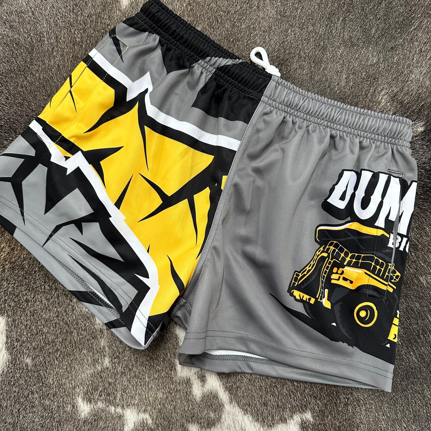 Unisex Footy Shorts - “Dumpin' Big Loads"