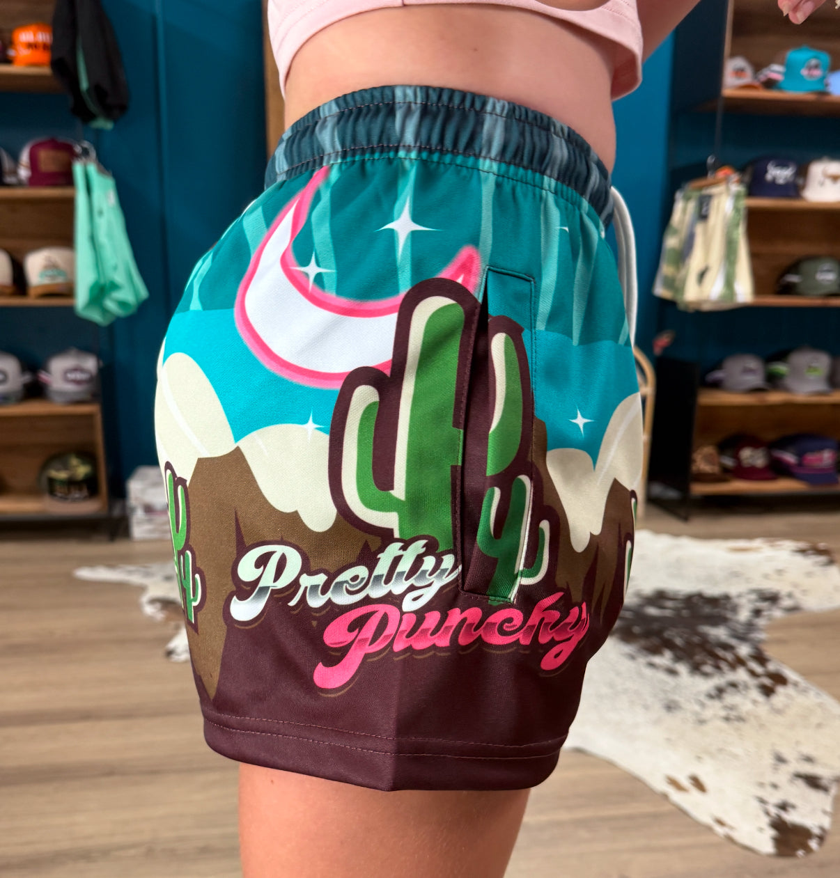 KIDS Footy Shorts - “Pretty Punchy” Devil X2