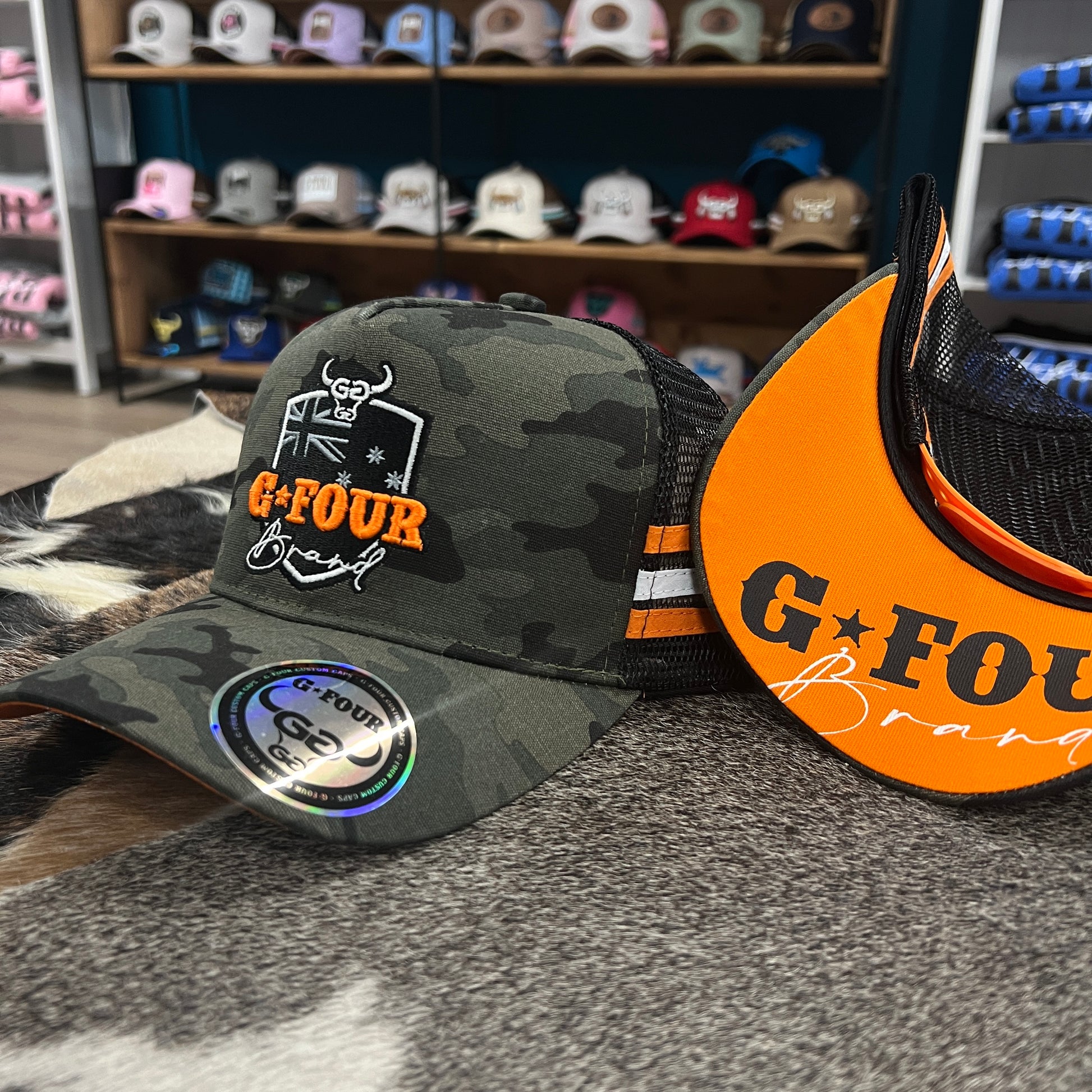 "Obsessive Camo Disorder" - OCD Orange (CLEAN VERSION) - GFOUR HAT CO.