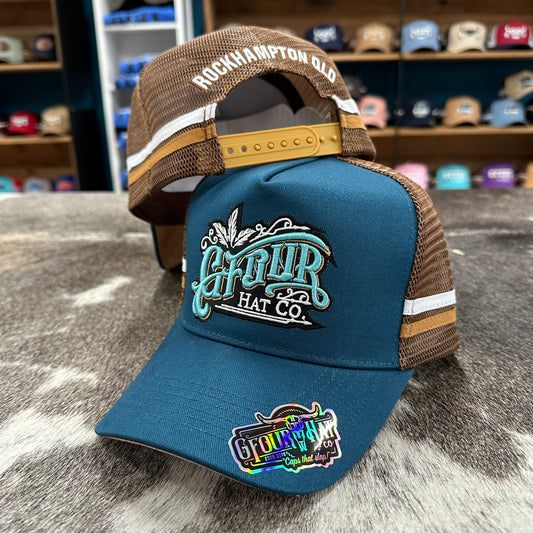 ‘’Rocky’’ - Teal - GFOUR HAT CO.