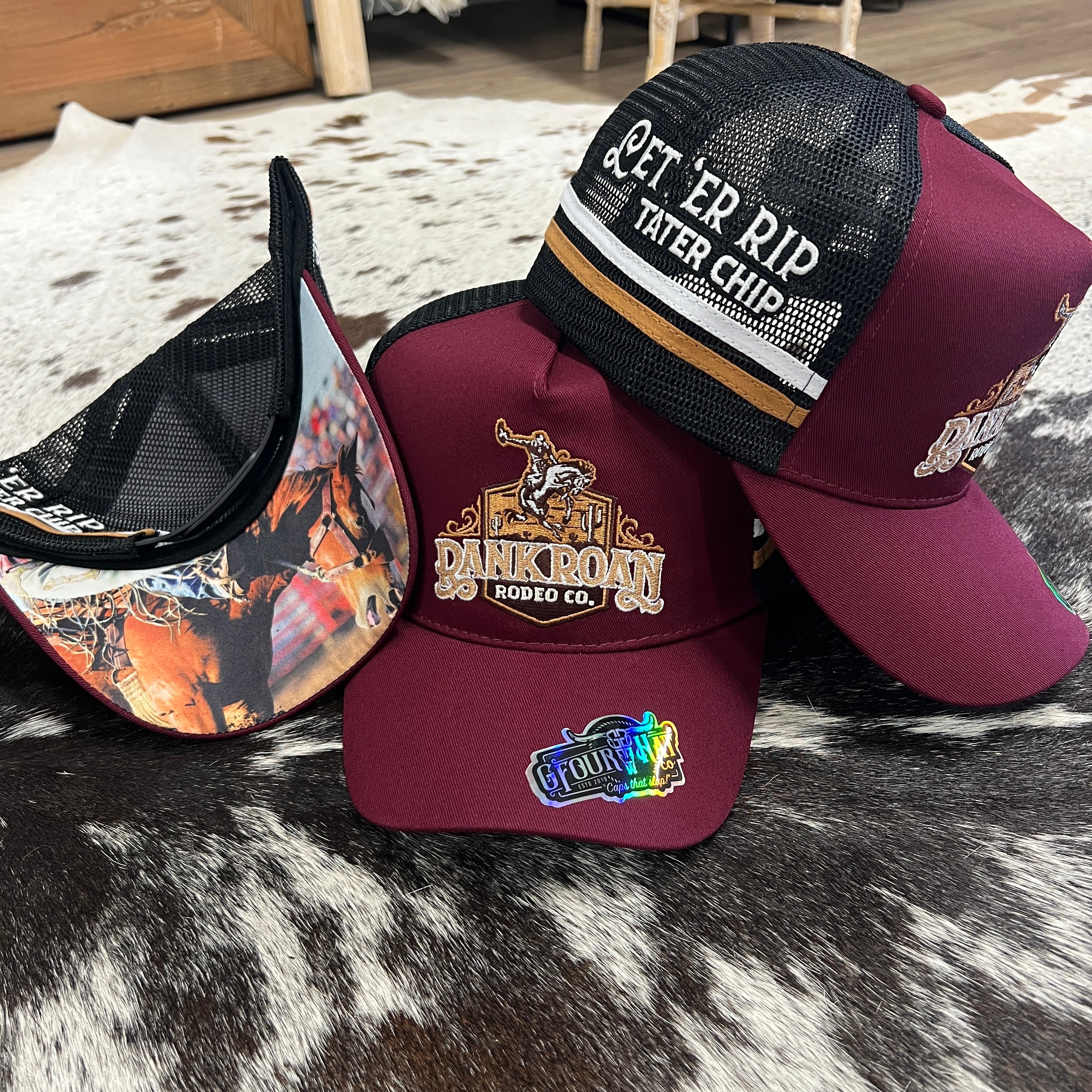 Maroon trucker cap on sale