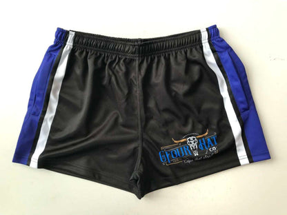 Footy Shorts - GHC Black/Blue