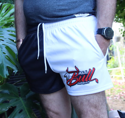 Footy Shorts - ABNS Black/White/Red
