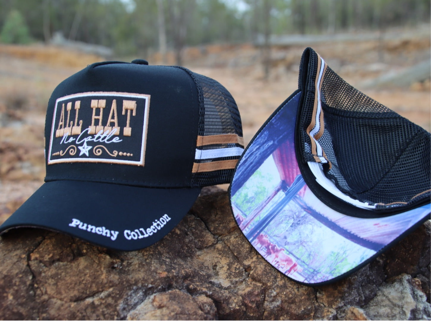Punchy Collection - “All Hat” Black - GFOUR HAT CO.