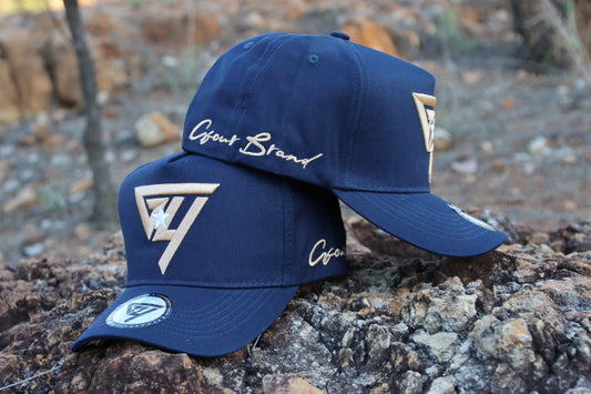 “Empire” - Midnight Blue/Champagne - GFOUR HAT CO.