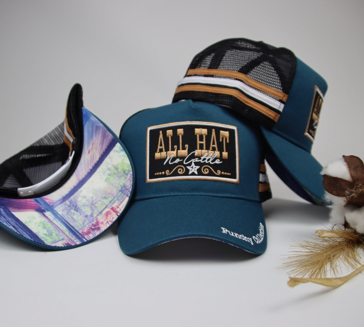 Punchy Collection - “All Hat” Deep Teal