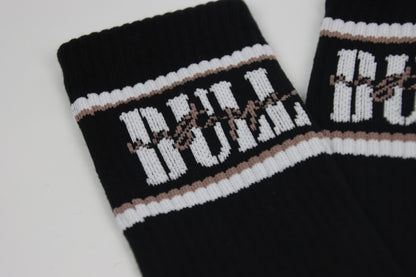 Men's "UnstoppaBULL" Crew Socks - Black