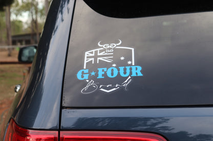 GFOUR BRAND Sticker - Large - GFOUR HAT CO.