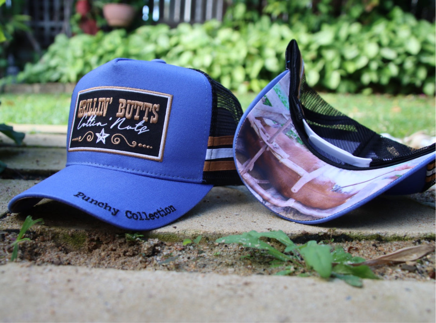 Punchy Collection - “Grillin” Dusty Blue