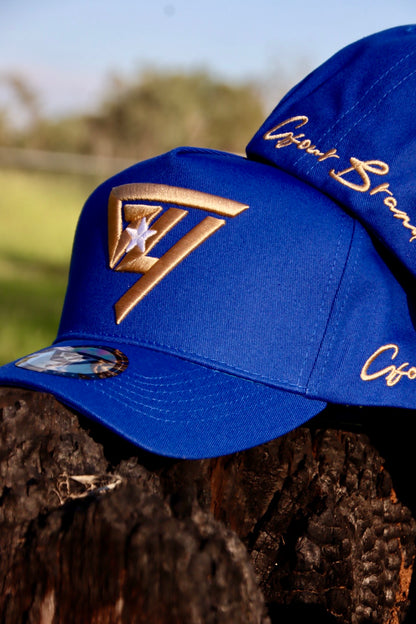 “Empire” - Sapphire Blue/Champagne - GFOUR HAT CO.