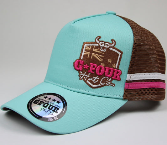 “Fondue” - Aqua - GFOUR HAT CO.